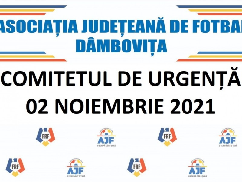 Hotărârea Comitetului de Urgență din 02.11.2021