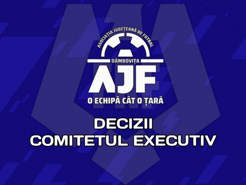 Hotararea Comitetului Executiv din 29.06.2022