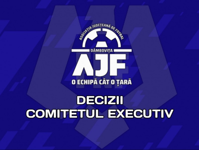 Hotararea Comitetului Executiv din 05.08.2022