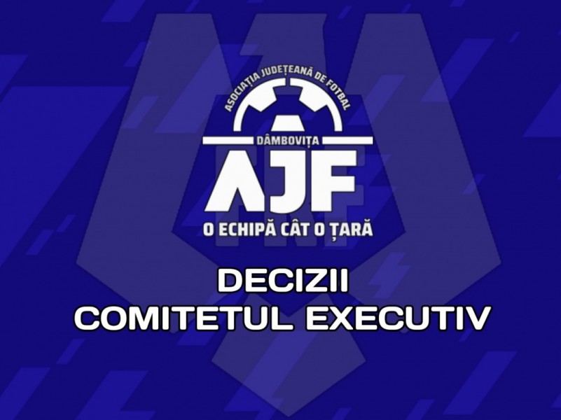 Hotararea Comitetului Executiv din 01.09.2022