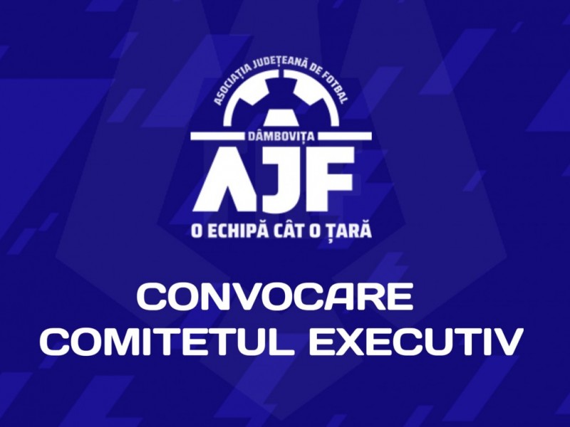 Convocator Comitetul Executiv - 09.11.2022