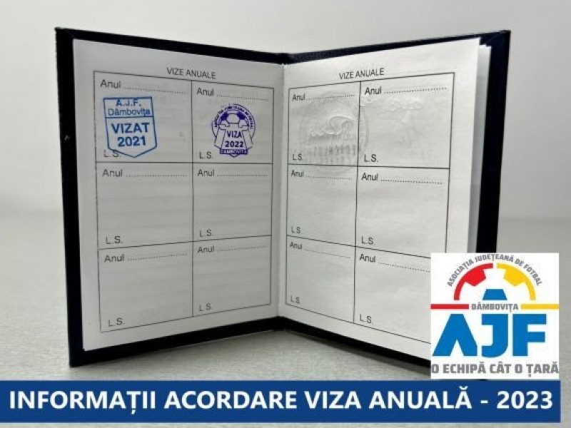 Condițiile și calendarul de acordare a vizelor anuale pentru anul 2023