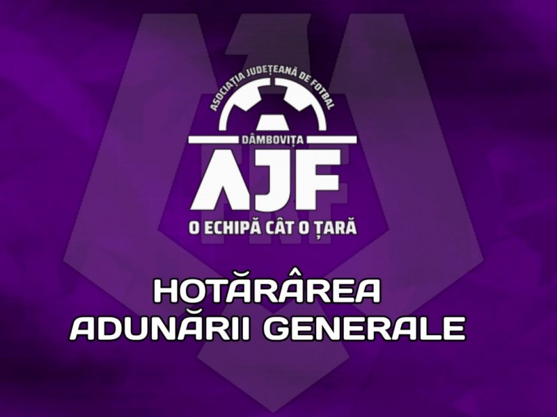 Hotararea Adunarii Generale din 11.05.2023