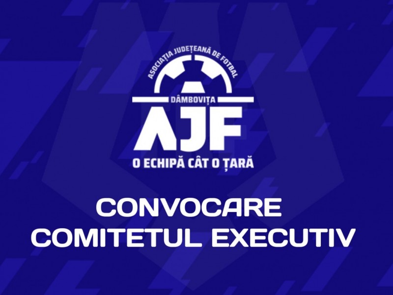 Convocator Comitetul Executiv - 16.06.2023