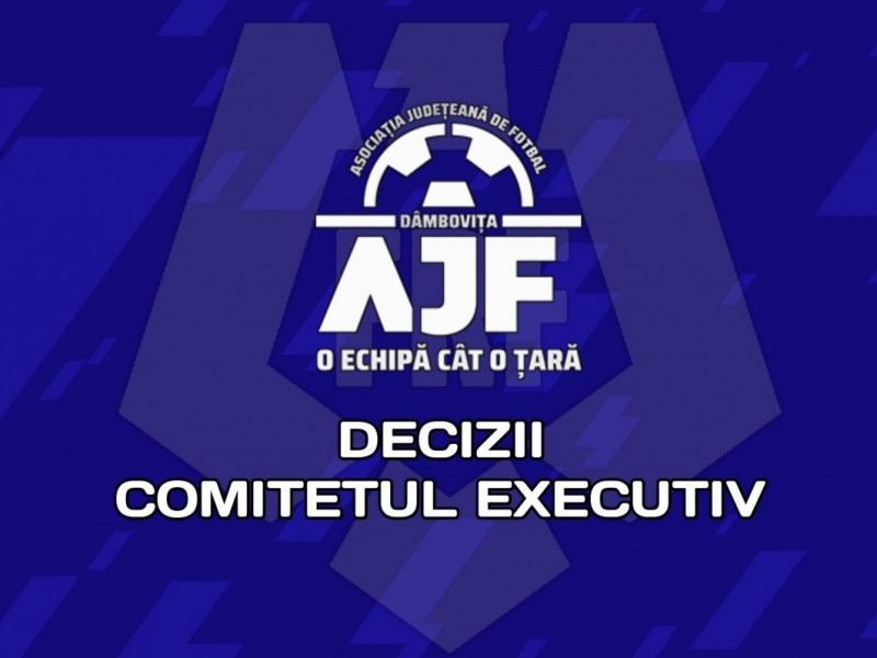 Hotararea Comitetului Executiv din 12.08.2025