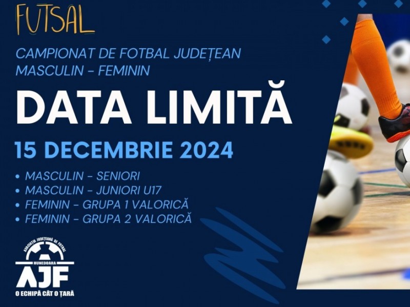 CAMPIONAT JUDETEAN FUTSAL