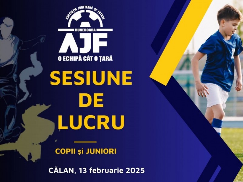 Sesiune de lucru - Copii și Juniori