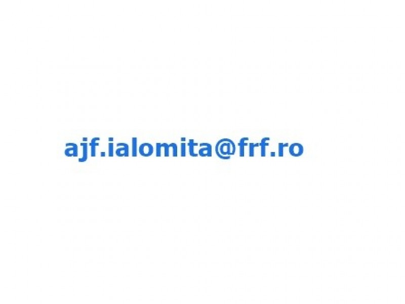 Noua adresă de e-mail AJF Ialomița