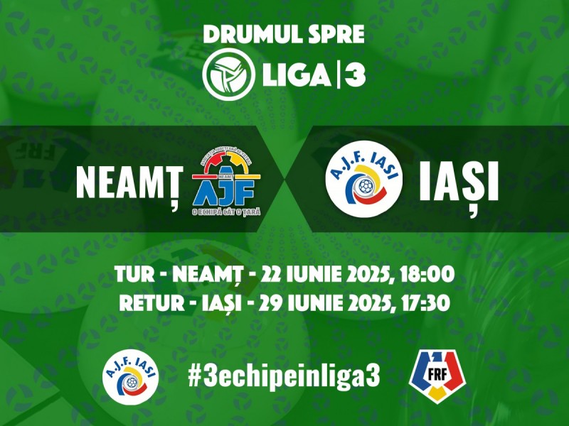 Iasi - Neamt in barajul pentru Liga 3 2025/2026