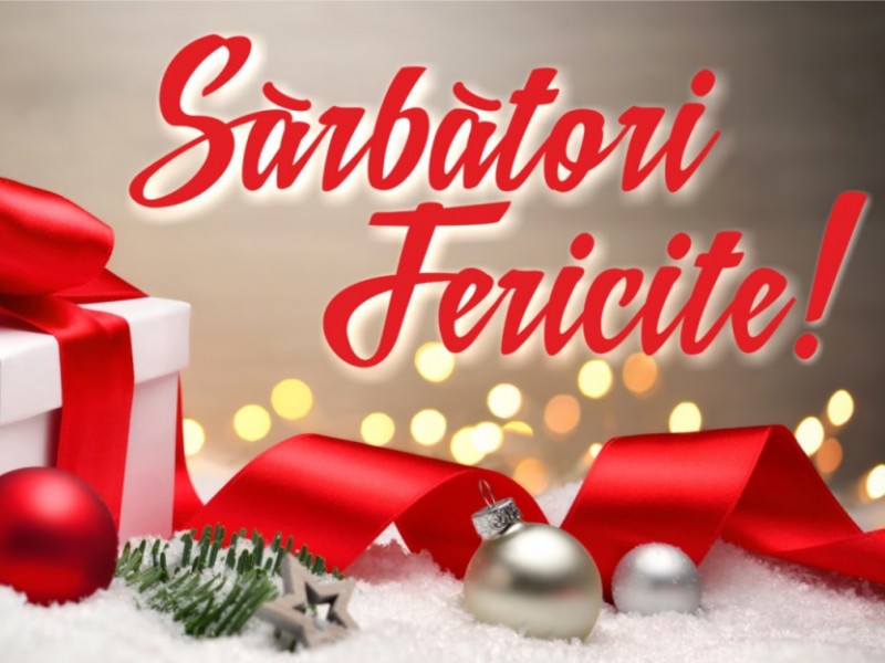 SĂRBĂTORI FERICITE !