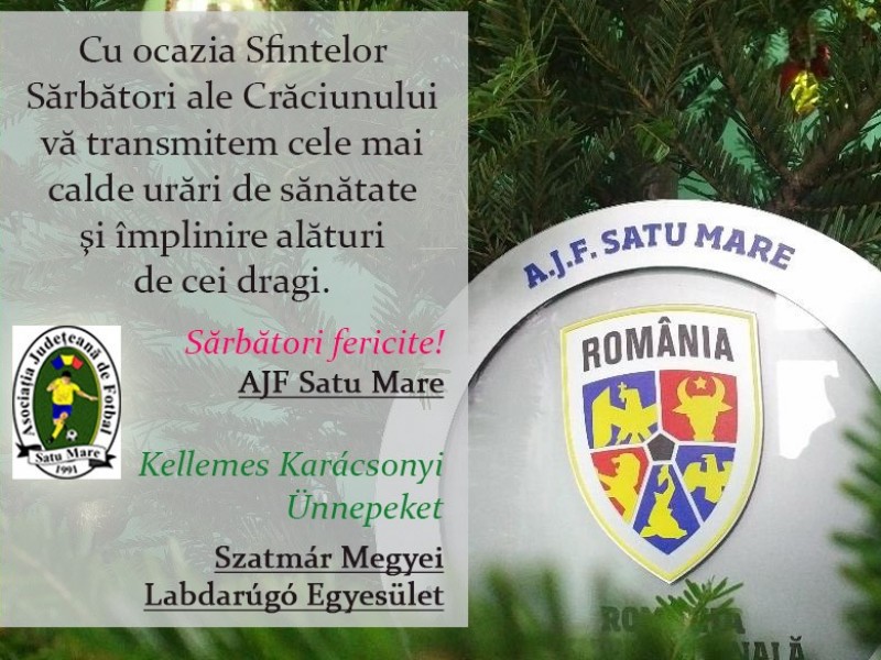 Sărbători fericite! Kellemes Karácsonyi  Ünnepeket!