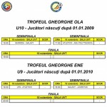 Semifinala si Finala - Trofeul Gheorghe Ola si Trofeul Gheorghe Ene