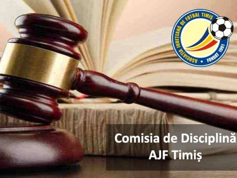 Comisia de disciplina a AJF Timis