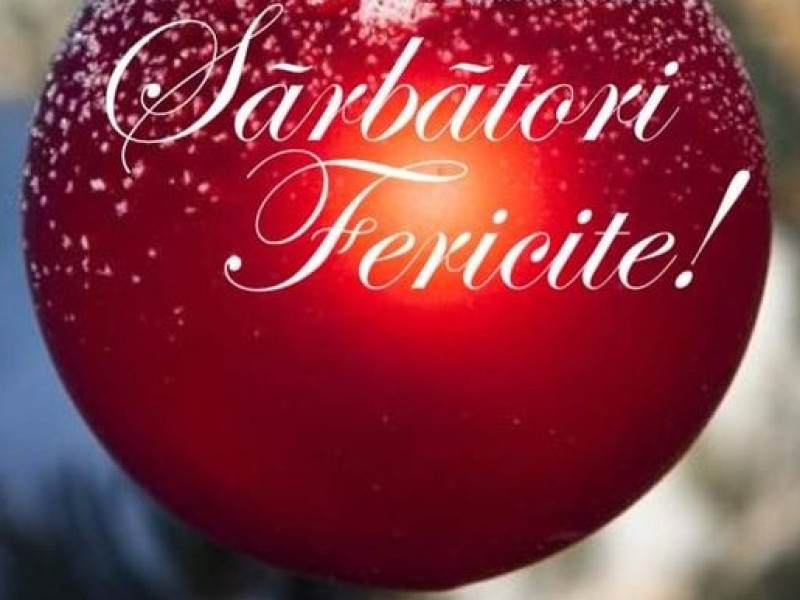 Sărbători fericite alături de cei dragi!